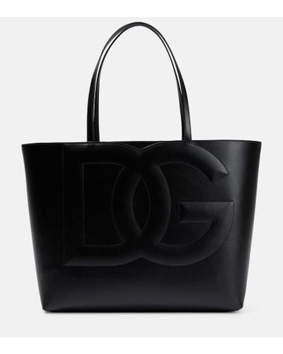 Dolce & Gabbana Bolso shopper DG Logo - Negro