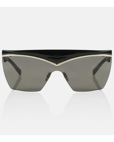 Saint Laurent Sl 614 Mask Shield Sunglasses - Black