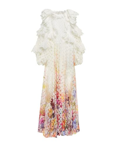 Zimmermann Prima Floral Laser-cut Gown - Multicolor
