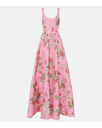 Markarian Vestido de fiesta Botticelli floral - Rosa