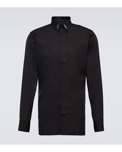 Givenchy Hemd aus Baumwollpopeline - Schwarz
