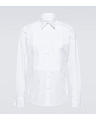 Lanvin Smokinghemd aus Baumwolle - Weiß