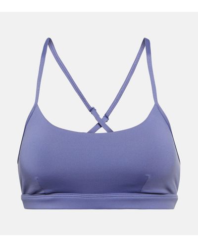 Alo Yoga blue Airlift Intrigue Sports Bra