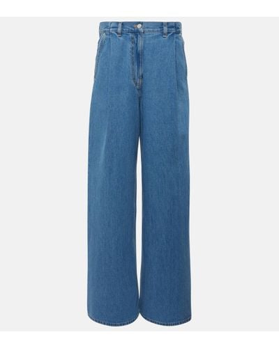 Givenchy Low-rise Wide-leg Jeans - Blue