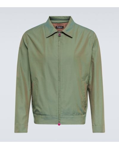Kiton Cotton Blouson Jacket - Green
