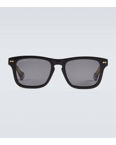 Gucci Square Sunglasses - Brown