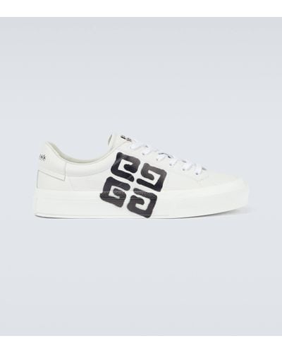 Givenchy X Chito City Court Leather Trainers - Metallic