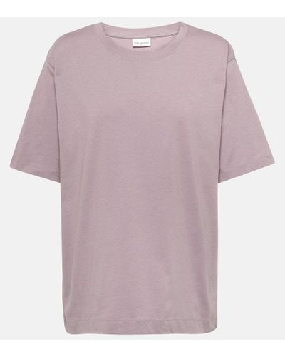 Dries Van Noten Cotton Jersey T-shirt - Purple