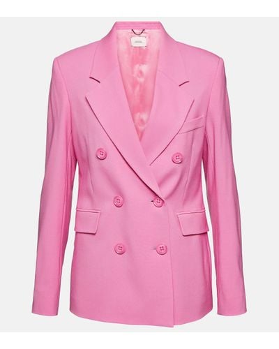 Dorothee Schumacher Striking Lightness Wool-blend Blazer - Pink