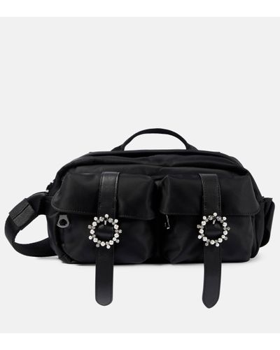 Simone Rocha Lace Up Military Backpack - Black