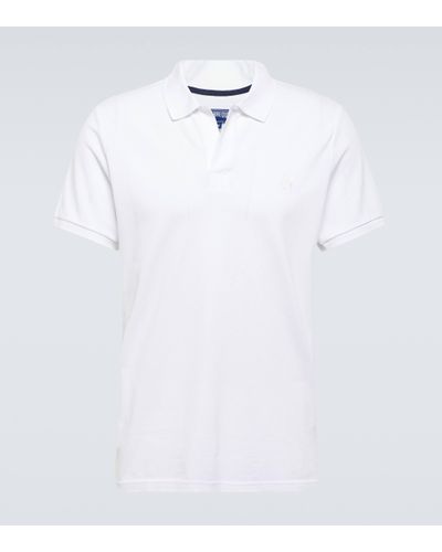 Vilebrequin Palatin Cotton Pique Polo Shirt - White