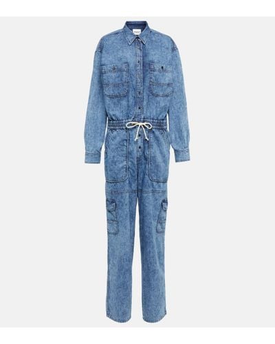 Isabel Marant Combi-pantalon Veado en jean - Bleu