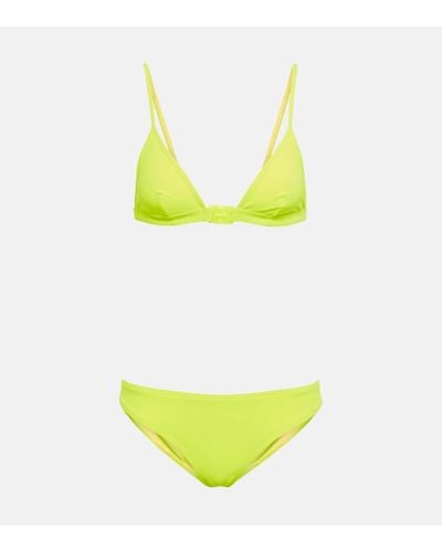 Givenchy Triangel-Bikini - Gelb