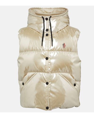 3 MONCLER GRENOBLE Ramees Puffer Vest - Natural