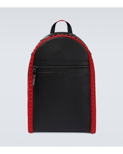 Christian Louboutin Backparis Leather Backpack - Black