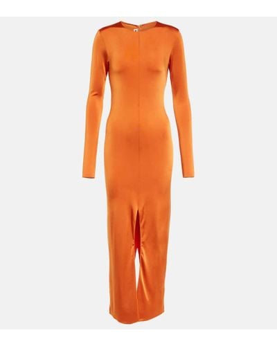 Marni Jersey Midi Dress - Orange