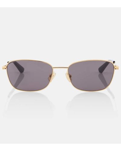 Bottega Veneta Square Sunglasses - Brown