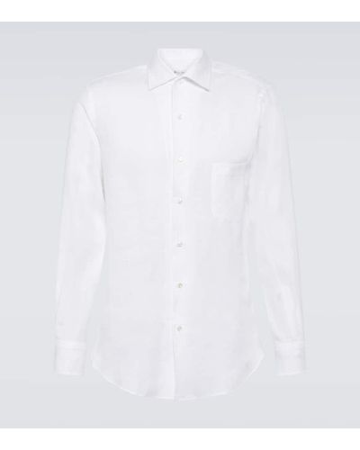 Loro Piana Andre Linen Shirt - White