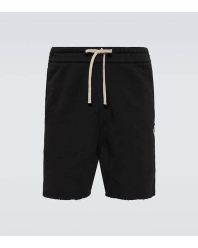 Moncler Genius X Rick Owens Shorts aus einem Baumwollgemisch - Schwarz