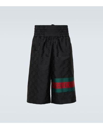 Gucci Shorts in jacquard GG - Nero