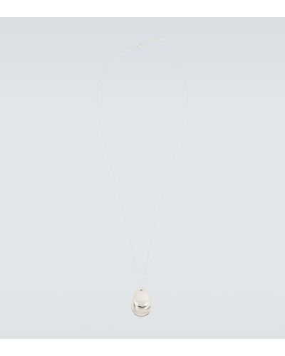 Saint Laurent Shell Necklace - White