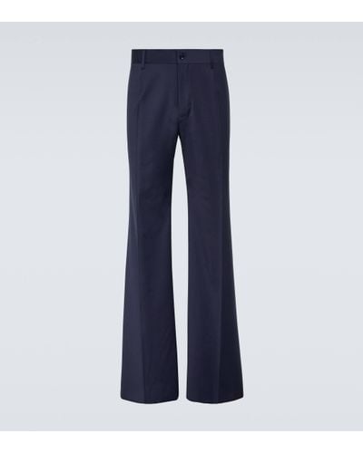 Dolce & Gabbana Flared Trousers - Blue