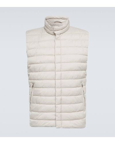 Herno Quilted Vest - White