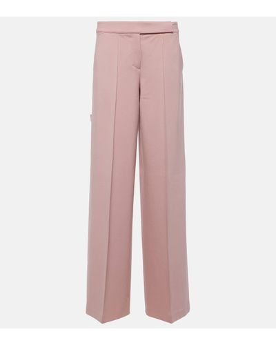 Dorothee Schumacher Emotional Essence High-rise Wide-leg Trousers - Pink