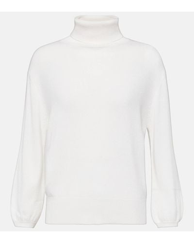 Jardin Des Orangers Wool And Cashmere Turtleneck Jumper - White