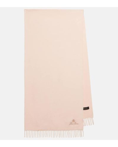 Loro Piana Grande Unita Cashmere Scarf - Pink