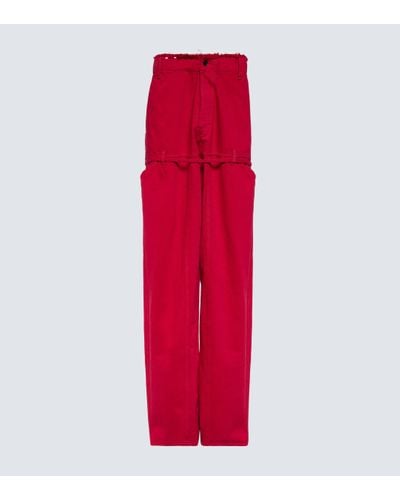 Jacquemus Le De Nimes Wide-leg Jeans - Red