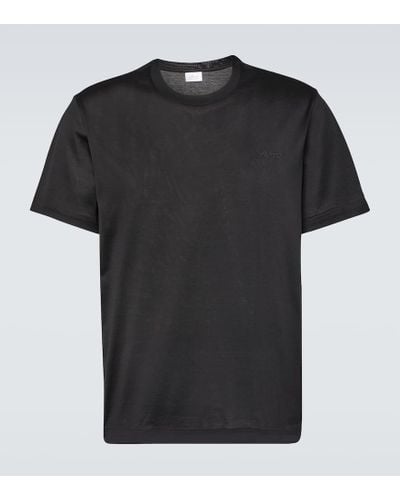 Brioni T-shirt in jersey di cotone - Nero