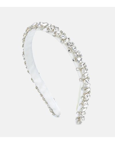 Jennifer Behr Essen Crystal-embellished Headband - Multicolour