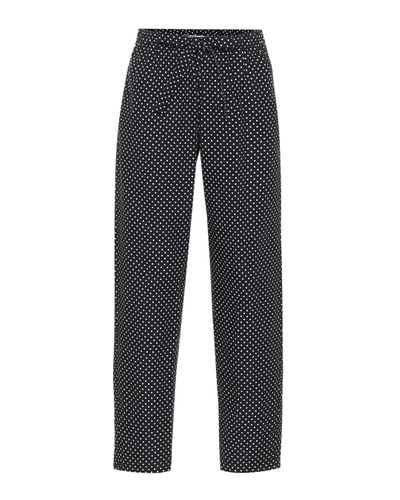 Undercover Dotted Cotton Trousers - Blue