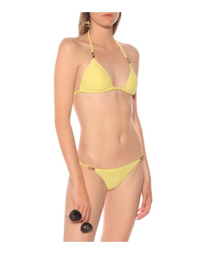 Heidi Klein Cancun Bikini Top - Yellow