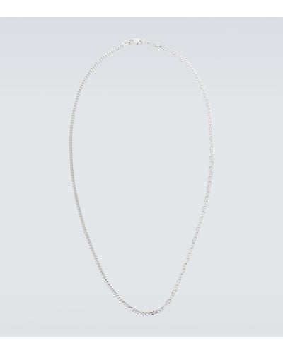 Tom Wood Rue Sterling Silver Chain Necklace - White