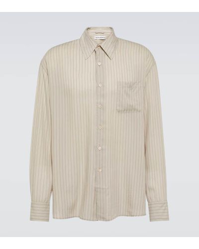 Our Legacy Above Striped Shirt - White