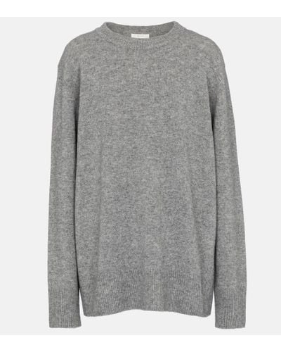 The Row Sibem Wool And Cashmere Sweater - Gray
