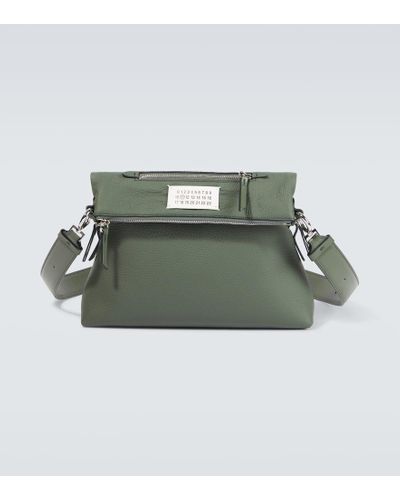 Maison Margiela Messenger Bag Soft 5AC aus Leder - Grün