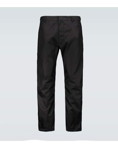 Prada Pantalones tecnicos de nylon - Negro
