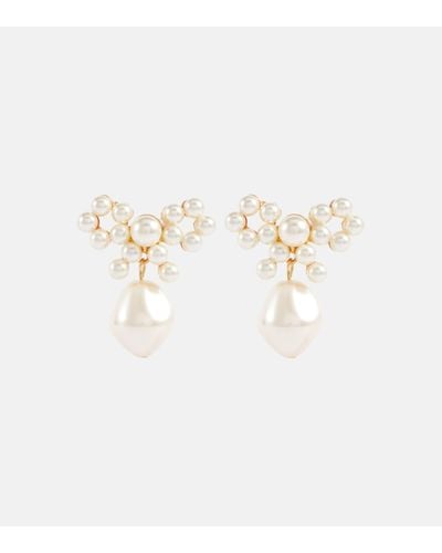 Jennifer Behr Bridal Kingsley Embellished Earrings - Natural