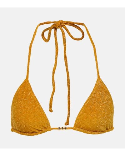 SAME Beaded Bikini Top - Orange