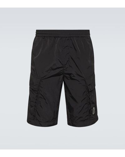 C.P. Company Shorts cargo in taffeta - Nero