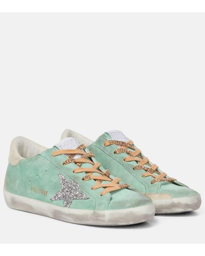 Golden Goose Zapatillas Superstar de gamuza - Verde