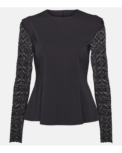 Wolford X Simkhai - Top Intricate Sheer in jersey - Nero