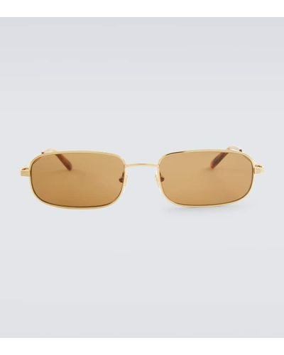 Gucci Gafas de sol rectangulares - Metálico