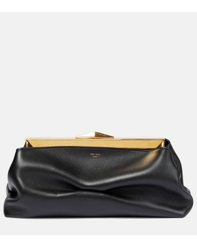 Jimmy Choo Diamond frame clutch - Noir