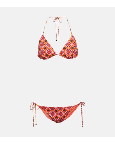 Etro Bikini imprime - Rouge