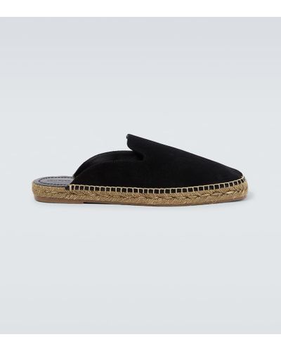 Tom Ford Slippers in suede - Nero