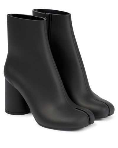 Maison Margiela Tabi Rubber Ankle Boots - Black